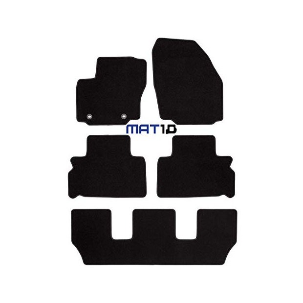 4 Piezas MAT10 Alfombrillas para Ford Kuga de 2008 – 02 – 2012 – 11 – Alfombrillas de Coche de Fieltro punzonado, Ajuste garantizado Color Negro