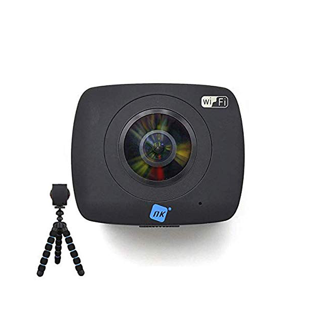 Mini cámara estabilizada en tres ejes, grabación de Video 4K / 2.7K / 1080P  Camera de acción 4K - INNJOO, NEGRO
